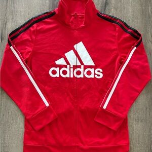 Adidas Kids Red Track Jacket L
